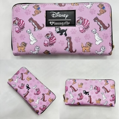 The Aristocats Cartoon Purse Anime Long Wallet