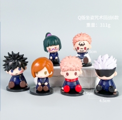 2 Styles 6pcs/set Jujutsu Kaisen Cartoon Surprise Blind Box Anime PVC Figures