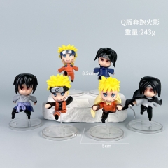 2 Styles 6pcs/set Naruto Cartoon Surprise Blind Box Anime PVC Figures