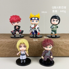 5pcs/set Naruto Cartoon Surprise Blind Box Anime PVC Figures(opp bag package