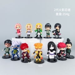 12pcs/set Naruto Cartoon Surprise Blind Box Anime PVC Figures(opp bag package