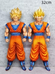 2 Styles 32cm Dragon Ball Z Son Goku Cartoon Anime PVC Figure