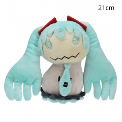 21cm Hatsune Miku Cartoon Anime Plush Toy Doll