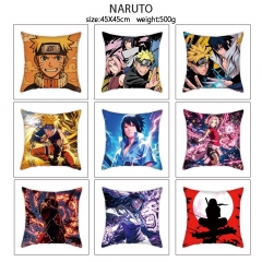 45*45cm 12 Styles Naruto Cartoon Anime Pillow
