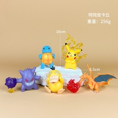 5pcs/set Pokemon Pikachu Cartoon Surprise Blind Box Anime PVC Figures