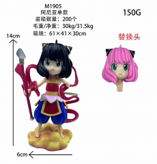 14cm Ne zha Anya Forger Cartoon Anime PVC Figure