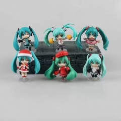 Q版原创6款初音 应援 增值气味圣诞初音 特别限定版公仔，一件50套，高约7cm
