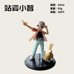14cm Pokemon Ash Ketchum Cartoon Anime PVC Figures