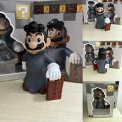 马里奥cos鲁迅手办模玩