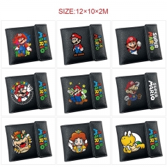 9 Styles Super Mario Bro Cartoon Purse Anime Short Wallet