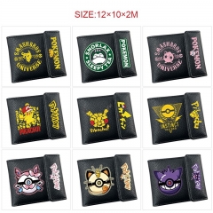 11 Styles Pokemon Cartoon Purse Anime Short Wallet
