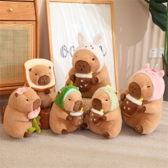 30-40CM 6 Styles Capybara Cartoon Anime Plush Toy Doll