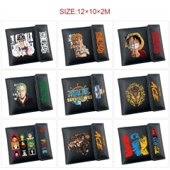 9 Styles One Piece Cartoon Purse Anime Short Wallet