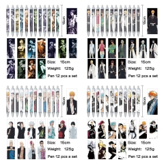 死神 动漫明星周边印花圆珠笔中性笔(12个一套）