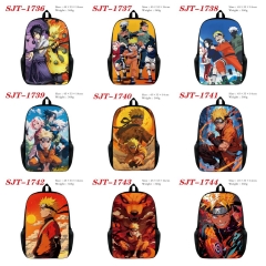 10 Styles Naruto Cartoon Nylon Canvas Anime Backpack Bag
