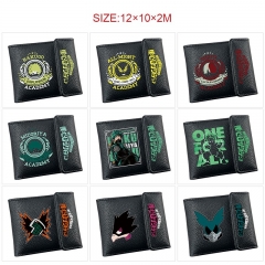 11 Styles My Hero Academia Cartoon Purse Anime Short Wallet