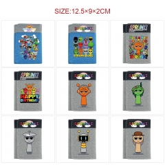 10 Styles Spunki Cartoon Purse Anime Short Wallet