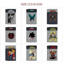 10 Styles My Hero Academia Cartoon Purse Anime Short Wallet