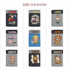 14 Styles POP MART Labubu Cartoon Purse Anime Short Wallet