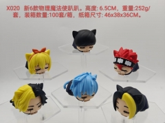 6pcs/set 6.5cm Mashle: Magic and Muscles Cartoon Anime PVC Figures
