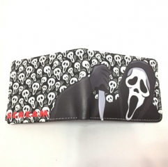 Scream Cartoon PU Purse Anime Short Wallet