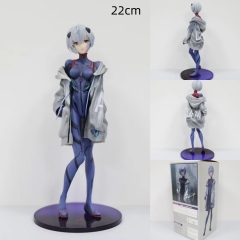 22cm EVA/Neon Genesis Evangelion Ayanami Rei Cartoon Anime PVC Figure Toys