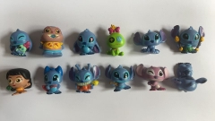 12pcs/set Lilo & Stitch Cartoon Anime PVC Figures