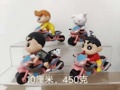 4pcs/set 10cm Crayon Shin-chan Cartoon Anime PVC Figure