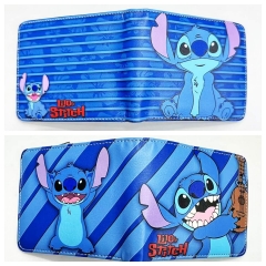 2 Styles Lilo & Stitch Cartoon PU Purse Anime Short Wallet