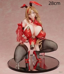 兔女郎抚子扶子兔女郎重1.8KG高28CM宽24CM底座直径24CM 一件16个