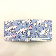 Sanrio Cinnamoroll Cartoon PU Purse Anime Short Wallet