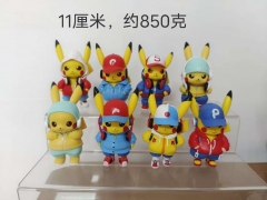 8pcs/set 11cm Pokemon Pikachu Cartoon Anime PVC Figure