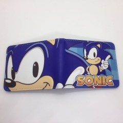 Sonic the Hedgehog Cartoon PU Purse Anime Short Wallet