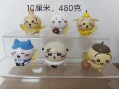6pcs/set 10cm Chiikawa Cartoon Anime PVC Figure