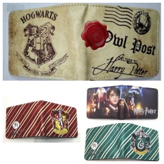 5 Styles Harry Potter Cartoon PU Purse Anime Short Wallet