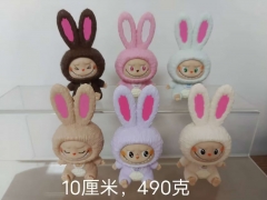 6pcs/set 10cm POP MART Labubu Cartoon Anime PVC Figure