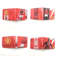 5 Styles Football Star Cartoon PU Purse Anime Short Wallet