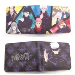 2 Styles Jujutsu Kaisen Cartoon PU Purse Anime Short Wallet