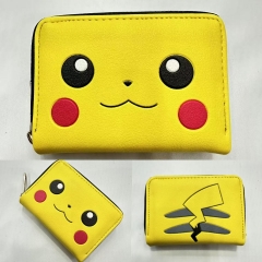 Pokemon Pikachu Cartoon Purse Anime Short Wallet