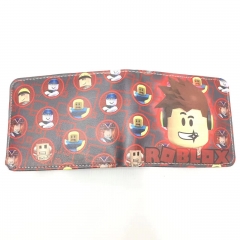 Roblox Cartoon PU Purse Anime Short Wallet