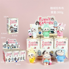 （ 植绒布布达6款）labubu拉布布盲盒手办盲盒公仔