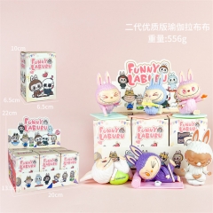 （ 二代优质版瑜伽拉布布6款）labubu拉布布盲盒手办盲盒公仔