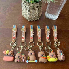 43 Styles Capybara Cartoon PVC Anime Figures Keychain