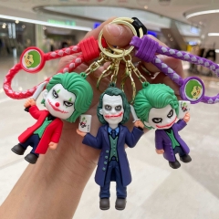 跨境小丑钥匙扣卡通立体公仔书包挂件汽车钥匙链圈娃娃机小礼品