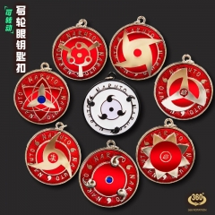 35 Styles Naruto Uchiha Sasuke Cartoon Material Alloy Anime Keychain