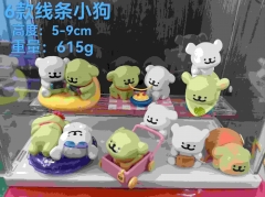 6款线条小狗高度:5-9cm 615g