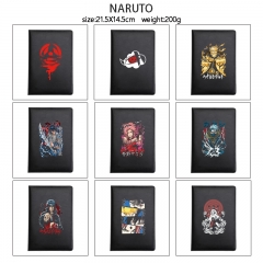 14 Styles Naruto Cartoon PU Stationery Anime Notebook