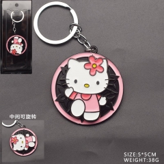 Hello Kitty Cartoon Anime Alloy Keychain