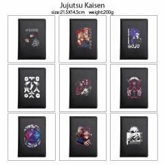 12 Styles Jujutsu Kaisen Cartoon PU Stationery Anime Notebook