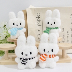 4 Styles 13*8*5CM Miffy Cartoon Anime Plush Toy Pendant